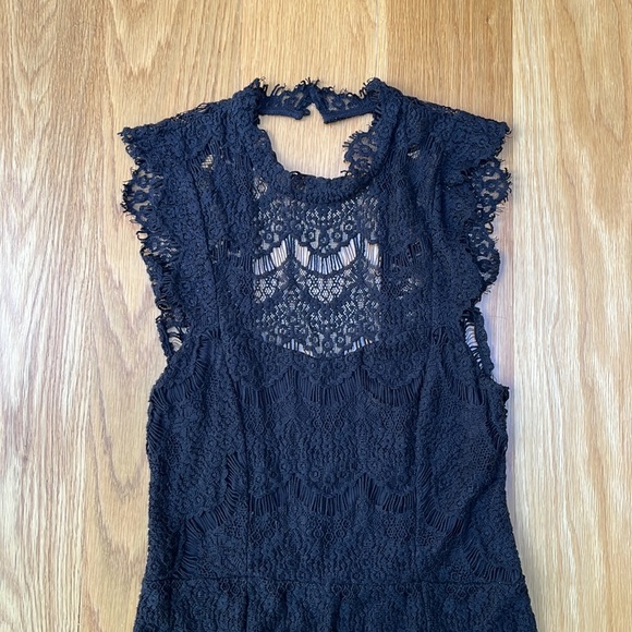 NWT Free People Black Lace Dress Size Small - Picture 8 of 15